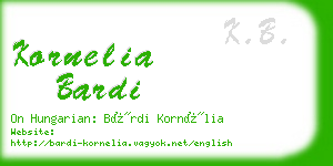 kornelia bardi business card